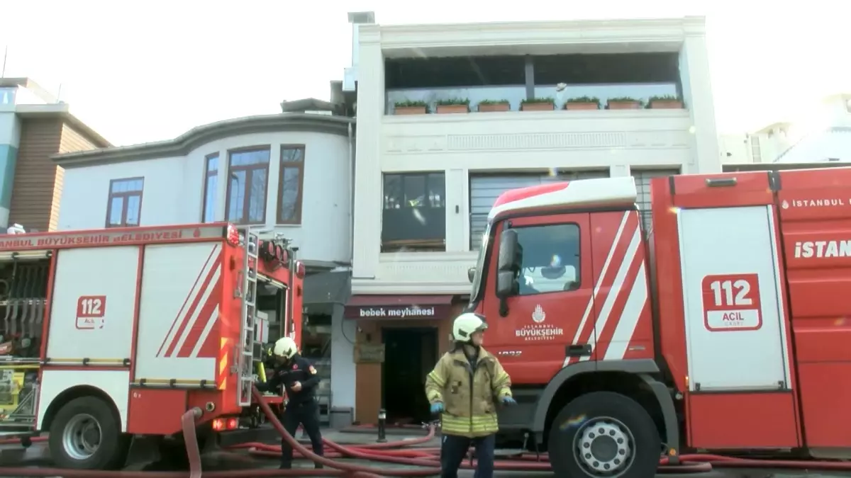 Beşiktaş’ta Restoran Yangını Hızla Kontrol Altına Alındı