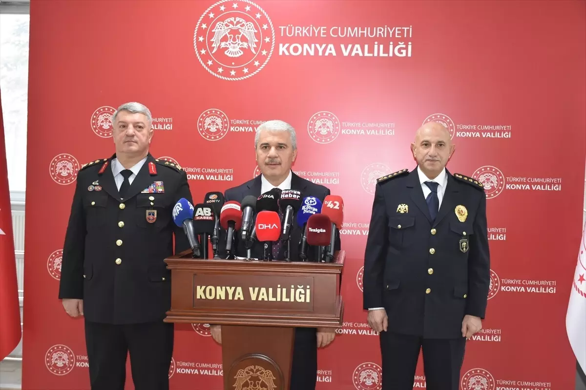 Konya Valisi Akın'dan Güvenlik Toplantısı: Terörle Mücadele Sürecek
