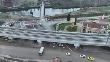 Edirne'de Tunca Köprüsü'ndeki Eski Hemzemin Geçit Kaldırılıyor