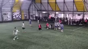 Tekirdağ Halı Sahada Oyun Sırasında Şok An: Futbolcunun Dili Boğazına Kıstı