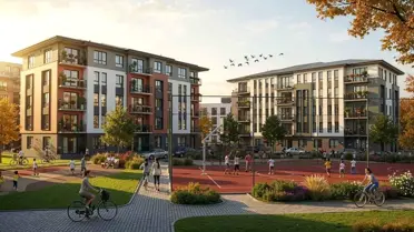 Sosyal konut inşaatı görseli