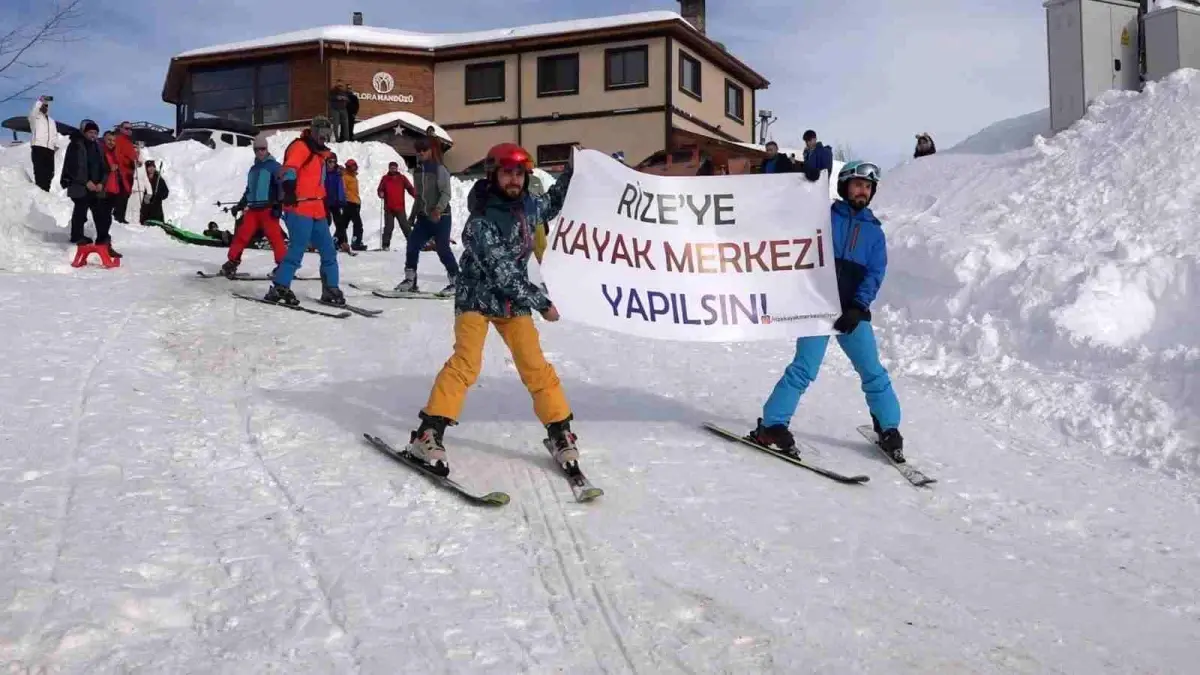 Rize Handüzü Yaylası’nda Kayak Merkezi Talebi Büyüyor
