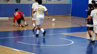 Futsal maçından bir an