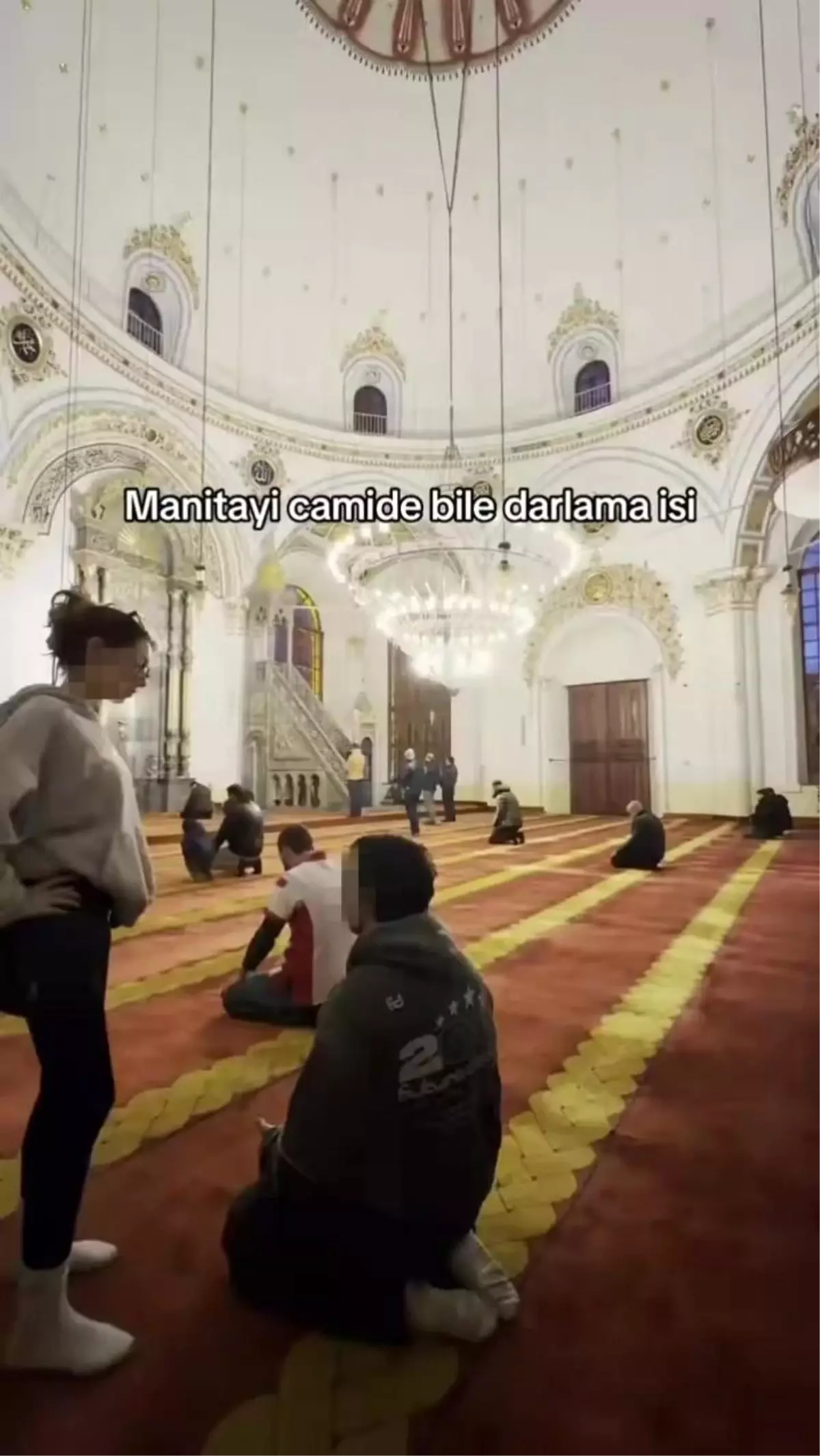 Camide çekilen dans görüntüsü