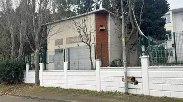 Patlamanın etkilediği trafo ve çevresi