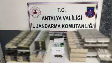 Manavgat'ta Büyük Uyuşturucu Operasyonu ve Kaçak Mallar Ele Geçirildi
