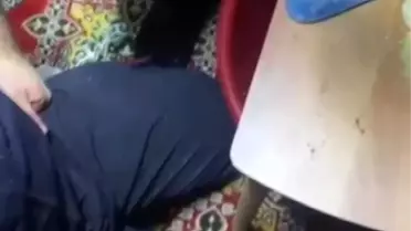 Kombinin bakım sırasında oluşan kazanın fotoğrafı