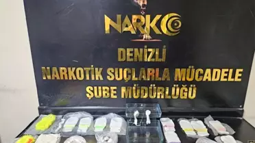 Denizli'de Narkotik Operasyonu: 2 Yabancı Şüpheli 2,4 Kg Uyuşturucu ile Tutuklandı