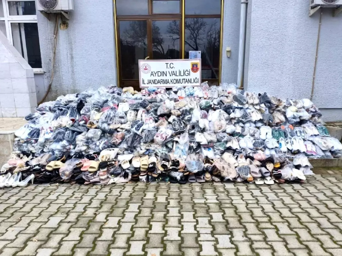 Aydın’da 2 Milyon TL Değerindeki Sahte Ayakkabı Operasyonu Çökertildi