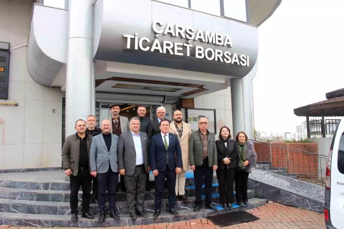 Çarşamba’nın Tarım ve Sanayi Potansiyeli Çarşamba Ticaret Borsası’nda Değerlendirildi