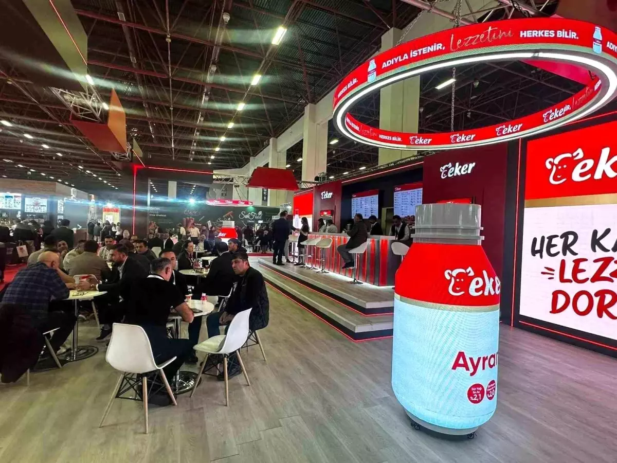 Eker Süt, 32. Anfaş Gıda Fuarı'nda Fonksiyonel ve Yenilikçi Ürünleriyle Sahne Aldı