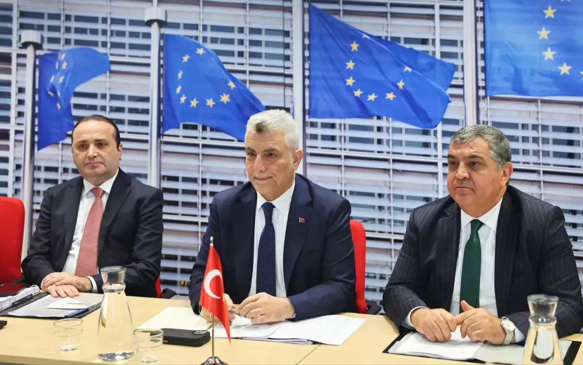 Bakan Bolat, AB Komiseri ile Ticaret ve Ekonomik Güvenlik Konularını Görüştü