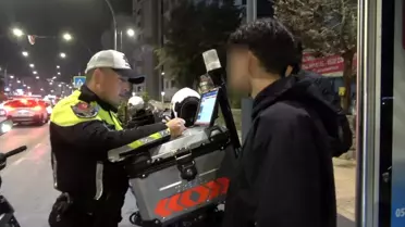 Ceza tutanağı ve motosiklet fotoğrafı