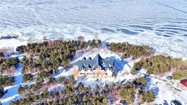 Kütük Ev inşaatı sırasında çekilmiş fotoğraf