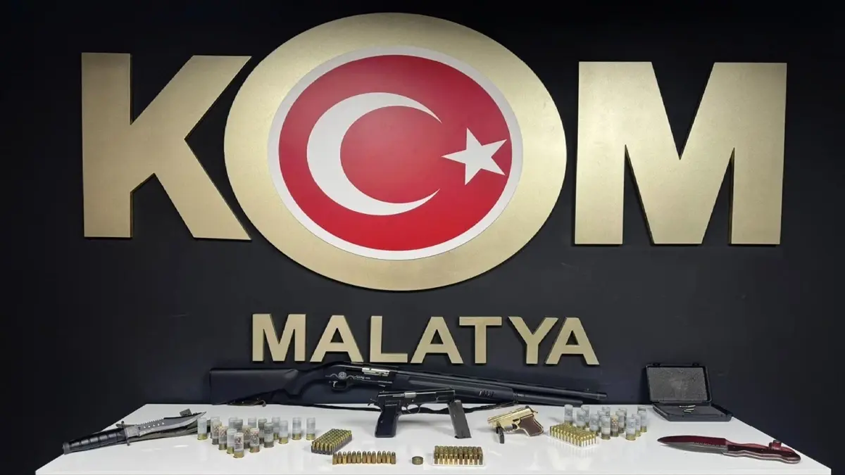 Malatya’da Silah Kaçakçılığına Büyük Operasyon: 4 Şüpheli Gözaltında