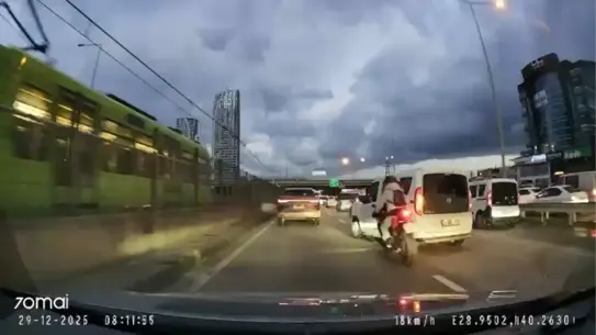 Çarpışma anındaki görüntü