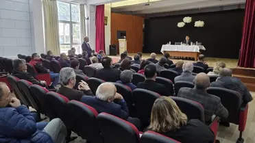 Eğitim toplantısında sunum görüntüsü