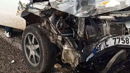 Kazada hasar gören araçlar