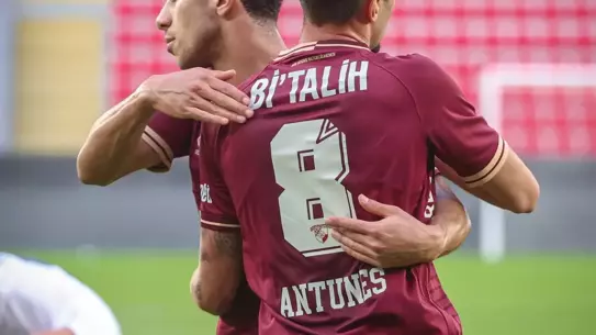 Göztepe'nin gol sevinci