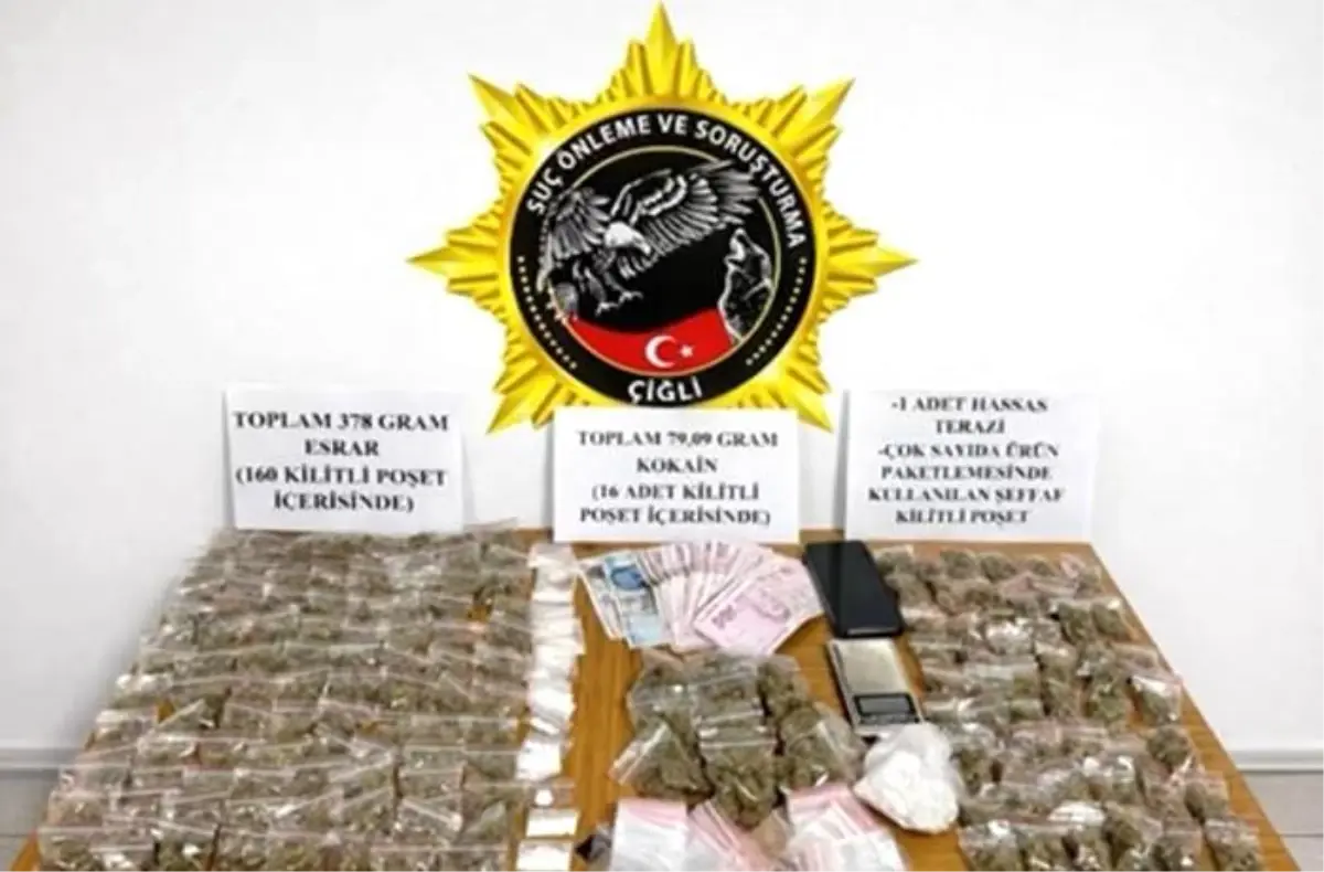 İzmir Çiğli’de 16 Yaşındaki Genç, Yüzlerce Uyuşturucu Paketiyle Yakalandı