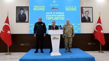 Elazığ suç oranları düşüş grafiği