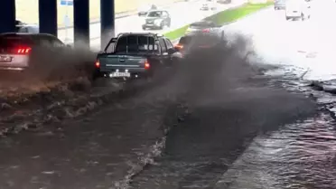 Alt geçidin suyla dolmuş hali