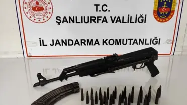 Şanlıurfa’da Jandarma’dan Ruhsatsız Silah ve Mühimmat Operasyonu