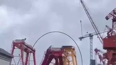 Tuzla'da Şiddetli Rüzgar Vinç Kazasına Yol Açtı