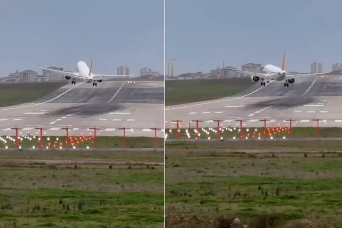 Şiddetli Fırtına Sabiha Gökçen Havalimanı’nda Pisti Kapattı, Uçak Askıya Alındı