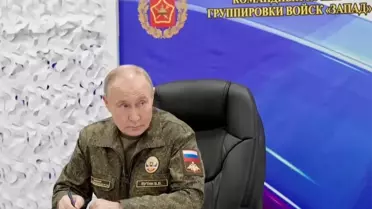 Putin'in konuşma anı