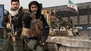 Halep'te askerî operasyon görüntüsü