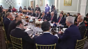 Londra’da ticaret görüşmesi sırasında çekilmiş fotoğraf