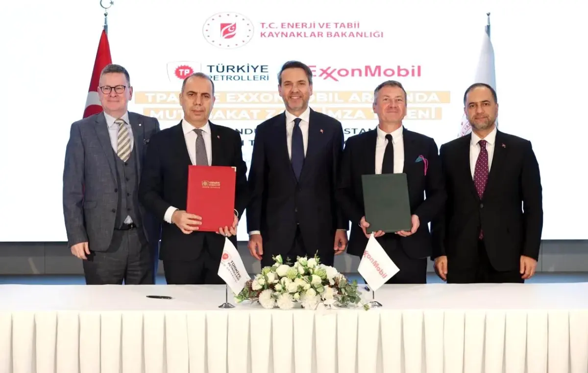 TPAO ve ExxonMobil, Karadeniz ve Akdeniz’de Petrol ve Gaz Arama İşbirliğini Resmen Başlattı