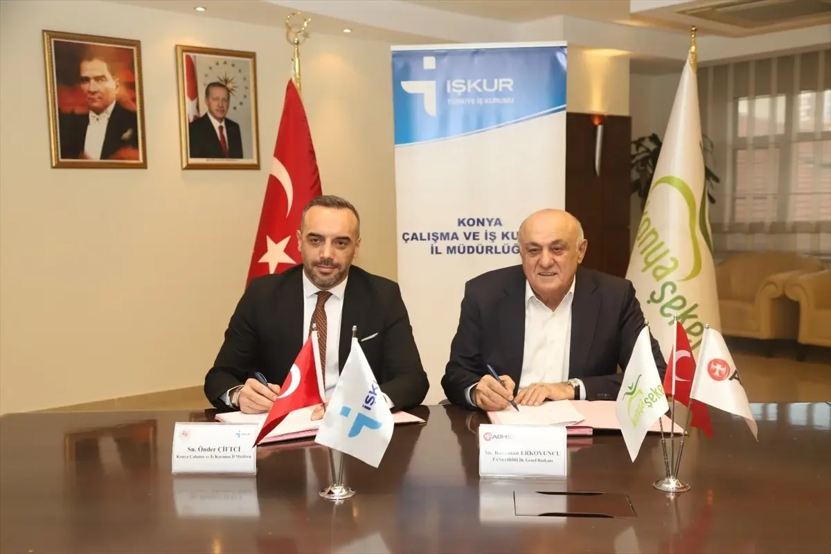 İŞKUR ve Anadolu Birlik Holding, Konya’da İstihdamı Güçlendirecek Protokol İmzaladı