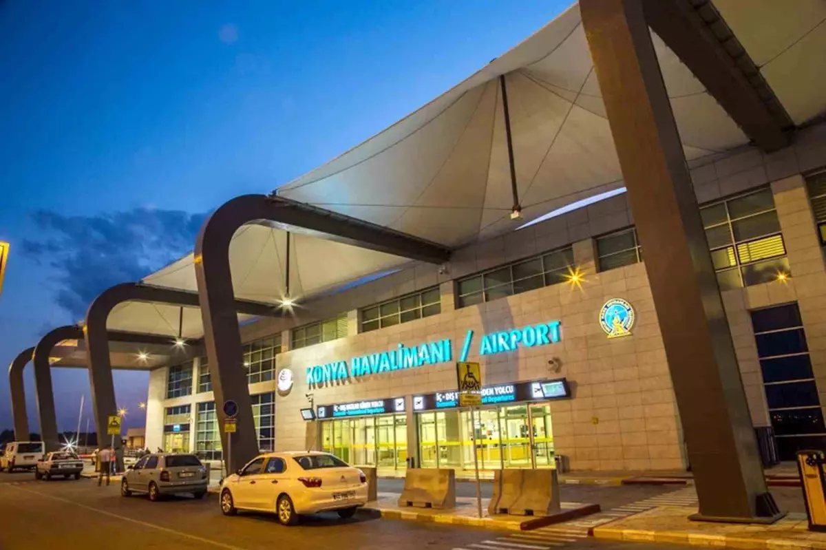 Konya Havalimanı Aralık Ayında 88.646 Yolcuya Hizmet Verdi