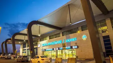 Konya Havalimanı'nda uçak trafiği