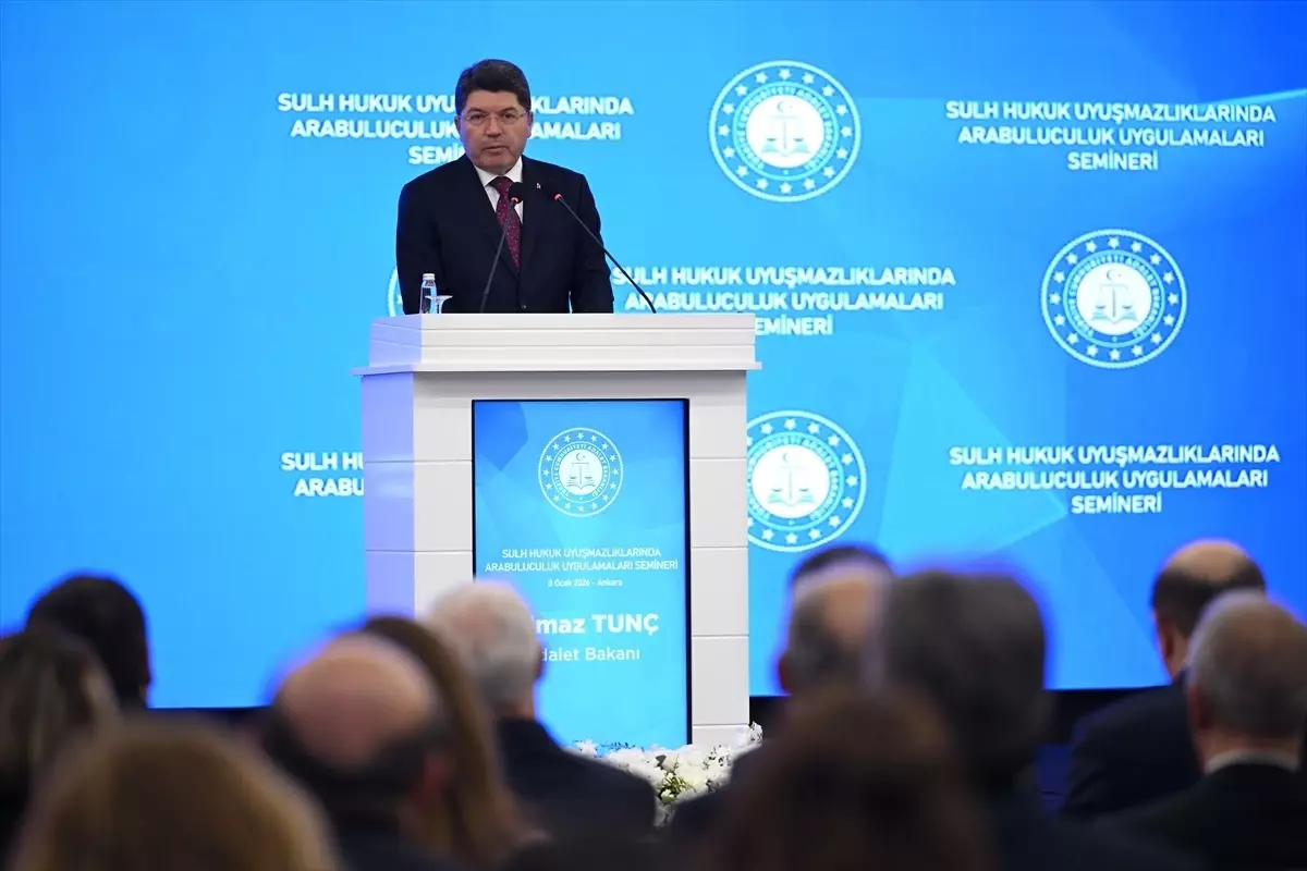 Arabuluculukta Başarı Oranı %62’ye Ulaştı: Bakan Tunç’tan Detaylı Açıklama