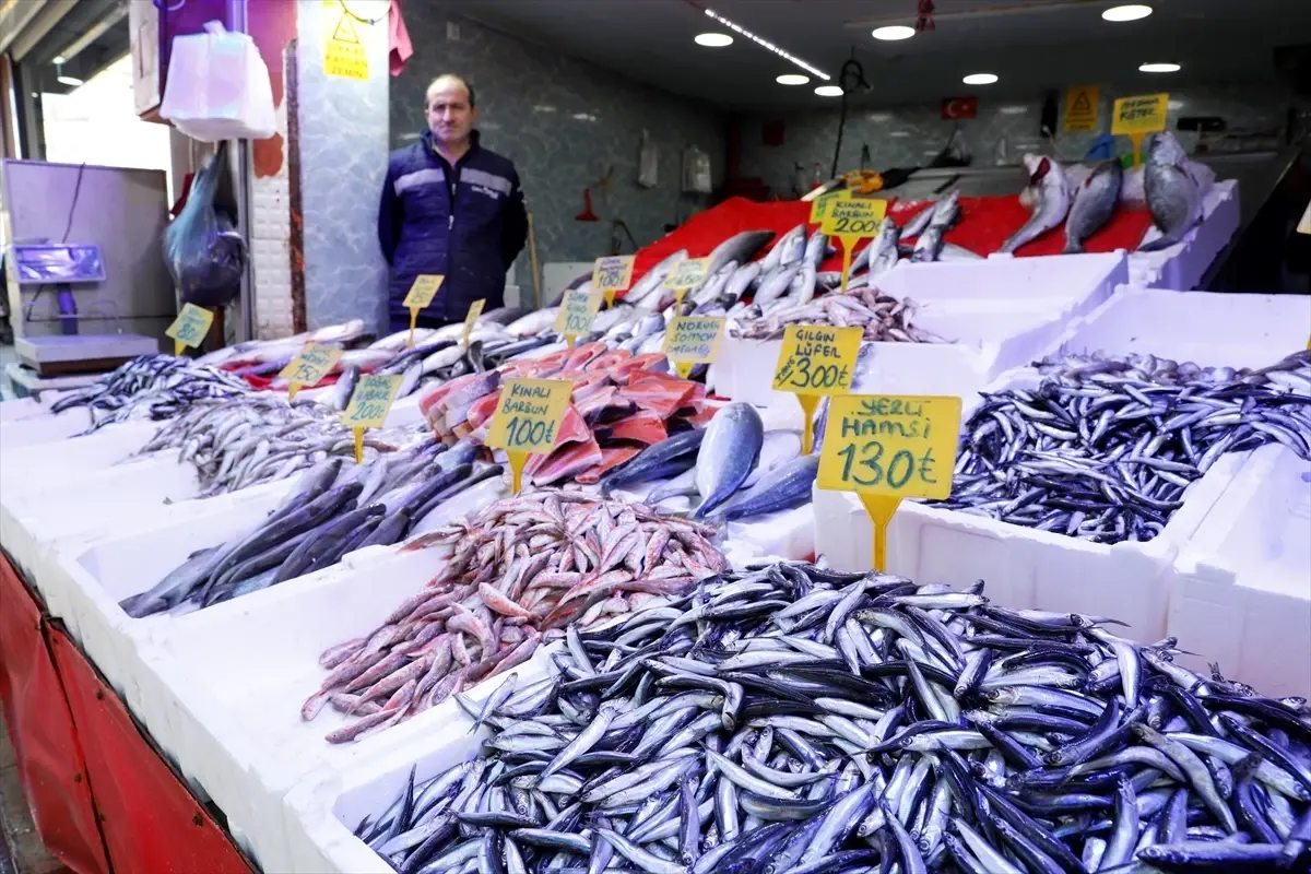 Samsun’da Soğuk Hava Sonrası Balık Tezgahları Canlanıyor