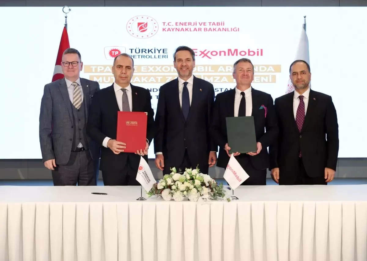 TPAO ve ExxonMobil, Yeni Enerji İşbirliği İçin Mutabakat Zaptı İmzalandı