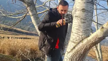 Fotokapanların kurulum aşamasından bir fotoğraf