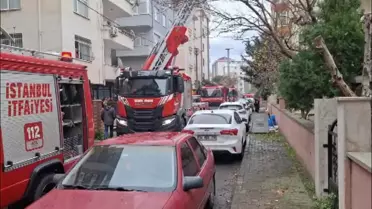 İstanbul Kartal’da Rüzgarla Yeniden Alevlenen Çatı Yangını Kontrol Altına Alındı