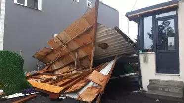 Fırtına sırasında çekilmiş görüntü