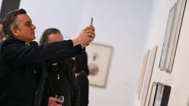 Ergin İnan’ın sergideki bir tablosu