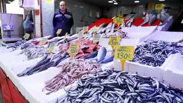 Samsun balık tezgahları manzarası