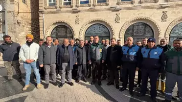 Savur Belediye Başkanı Engin Uğur Hamidi, Karla Mücadelede Personeline Teşekkür Etti