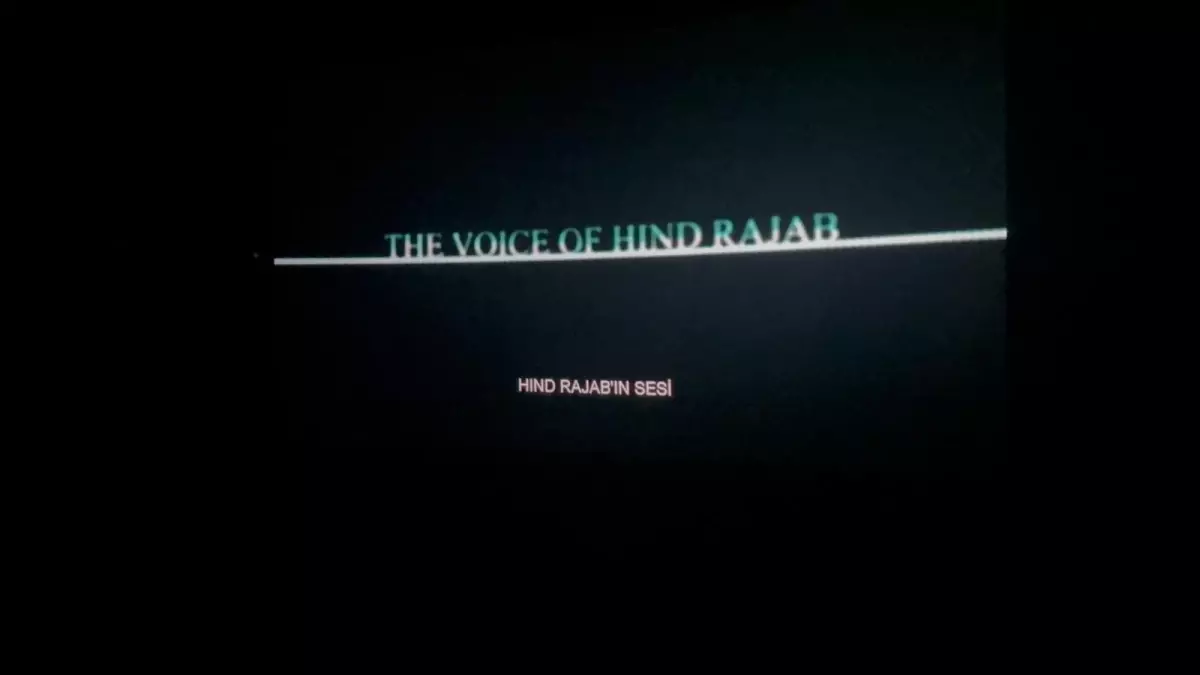 Ankara’da Hind Rajab’ın Sesi Filmine Özel Gösterim Gerçekleşti