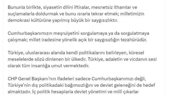 Duran'dan CHP Liderine Sert Eleştiri: İfade Özgürlüğü ve Uluslararası Bağımsızlık Üzerine