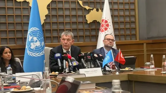 Basın toplantısında Lazzarini