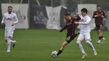 Maç sahasından bir kare