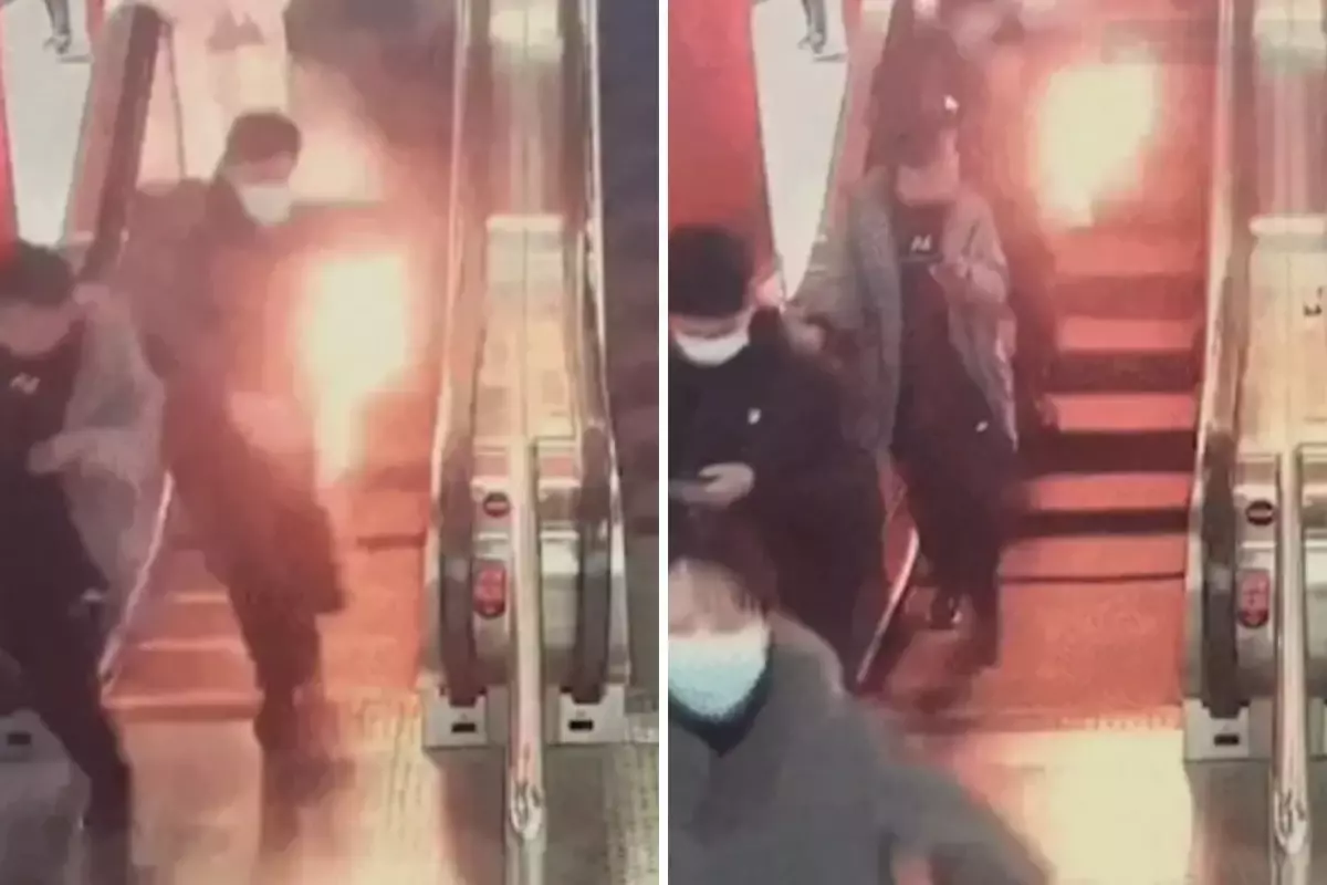 Powerbank patlaması anı